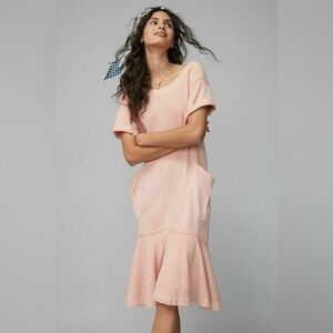 Anthropologie Saturday Sunday Joella Peach Midi Dress